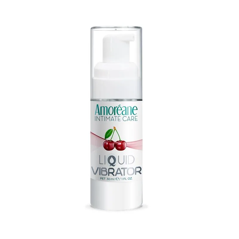 Vibrador Líquido Sabor Cereja Amoreane 30 ml