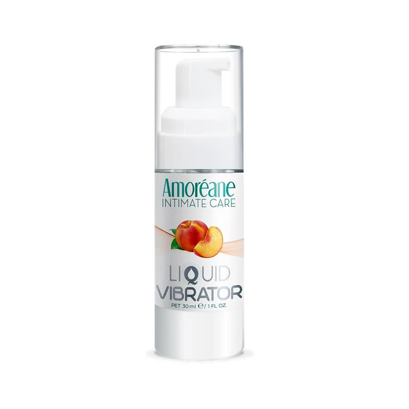 Vibrador Líquido Sabor Pêssego Amoreane 30 ml