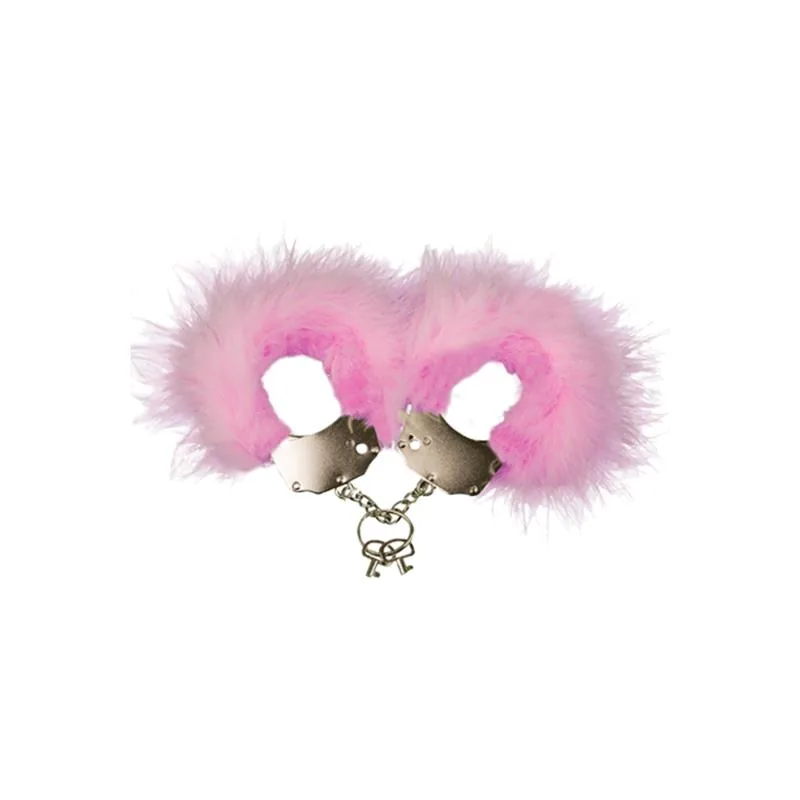 Algemas de Metal com Plumas Adrien Lastic Rosa