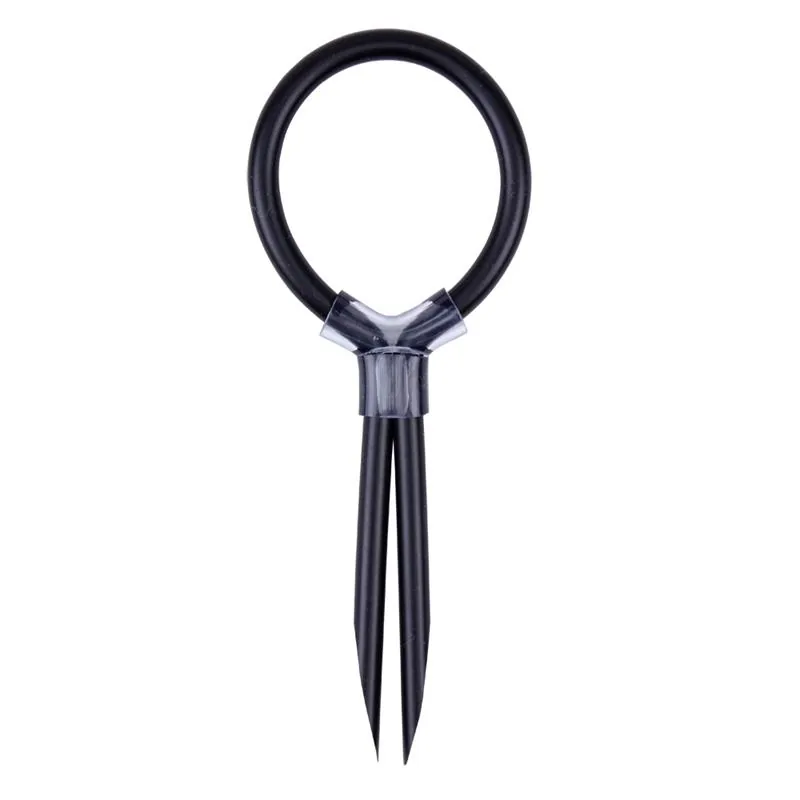 Anel Peniano Ajustável Stud em Silicone Preto — vista 2 de 4