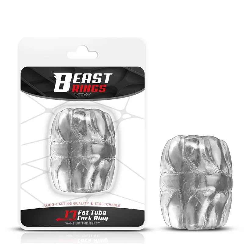 Anel Peniano Alto Texturizado Beast Rings 17 mm