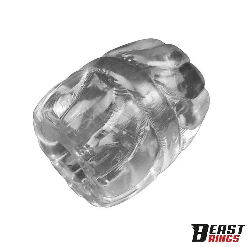 Anel Peniano Alto Texturizado Beast Rings 17 mm — vista 5 de 7