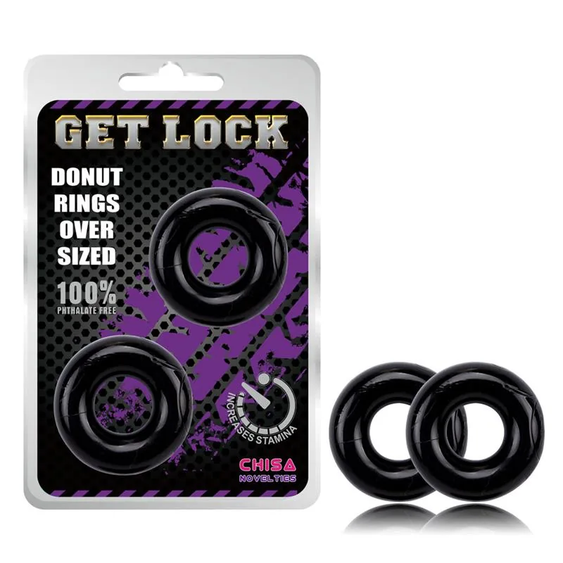 Anéis Penianos Donut Chisa Preto