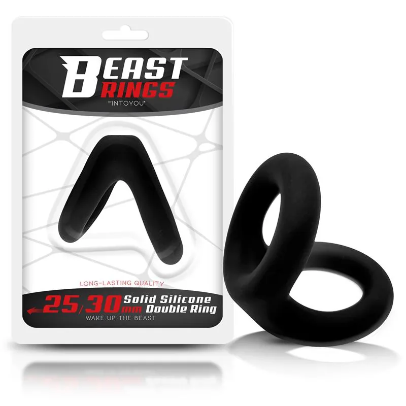 Anel Duplo Pénis Silicone 2,5/3 cm Beast
