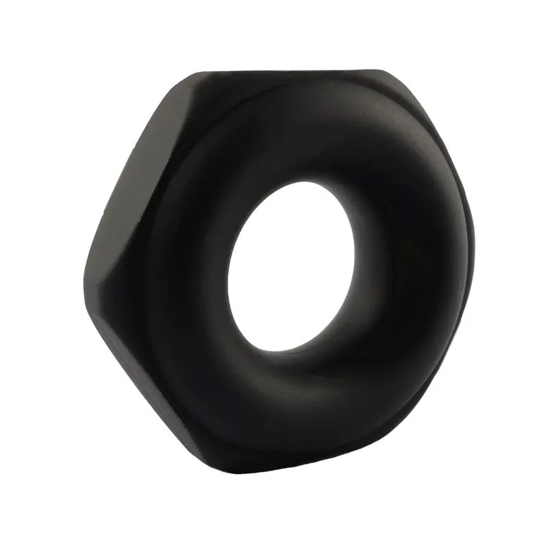 Anel Peniano Nut Silicone Líquido Beast Rings Preto 25 mm — vista 3 de 3