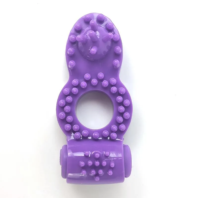 Anel Peniano com Vibração Roxo A-Gusto — vista 3 de 3