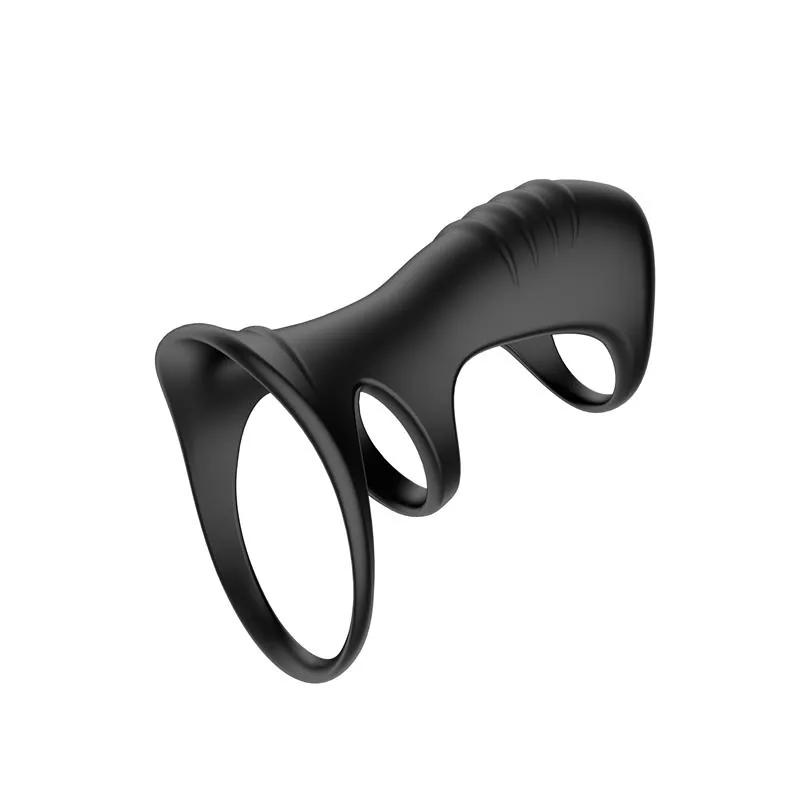 Anel Triplo Masculino Silicone Minothor Driade — vista 2 de 3