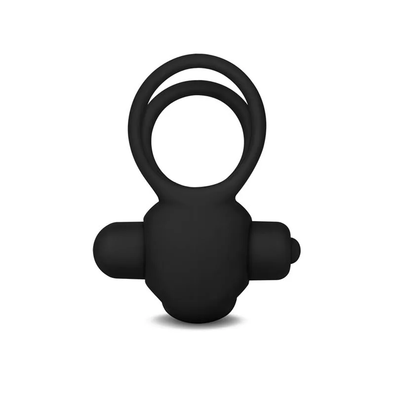Anel Vibratório Duplo Power Clit Duo Lovetoy Preto — vista 2 de 3