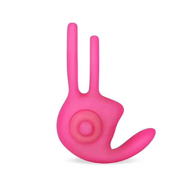 Anel Vibratório Duplo Power Clit Duo Lovetoy Rosa — vista 3 de 3