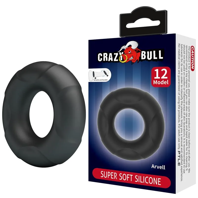Anel Peniano Arvell em Silicone Crazy Bull