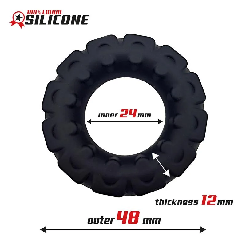 Anel Peniano Silicone Líquido Beast Rings 2,4 cm — vista 3 de 3