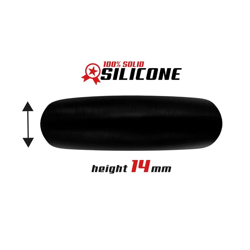Anel Peniano Silicone Sólido Beast Rings Preto 5,5 cm — vista 3 de 3