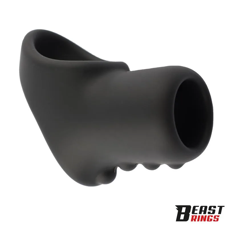 Anel Peniano com Testículos em Silicone Beast Rings 47,5 mm — vista 5 de 8