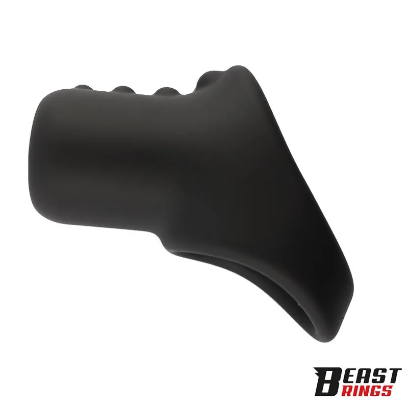Anel Peniano com Testículos em Silicone Beast Rings 47,5 mm — vista 6 de 8
