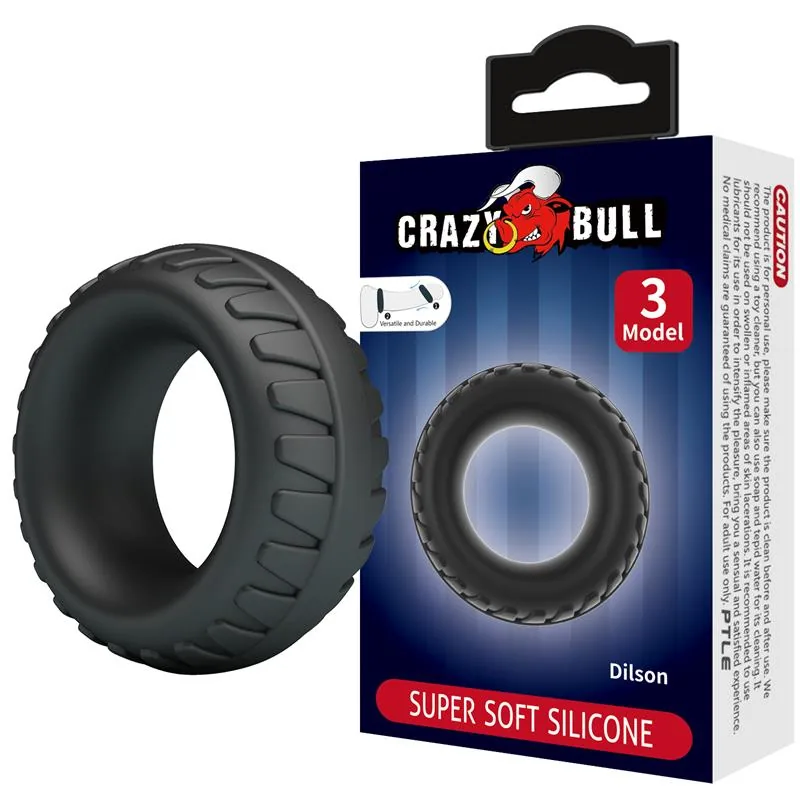 Anel Peniano Dilson em Silicone Crazy Bull