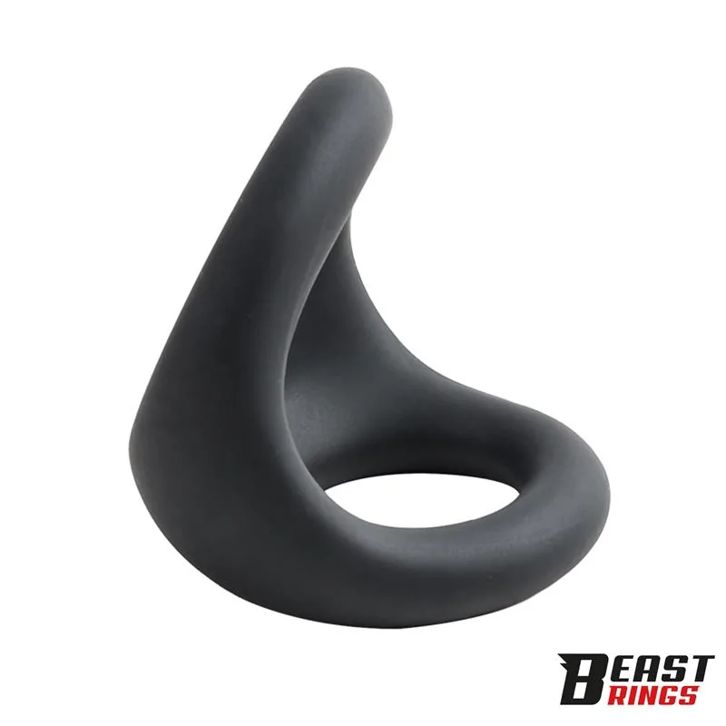 Anel Peniano Duplo em Silicone Líquido Beast Rings — vista 5 de 8
