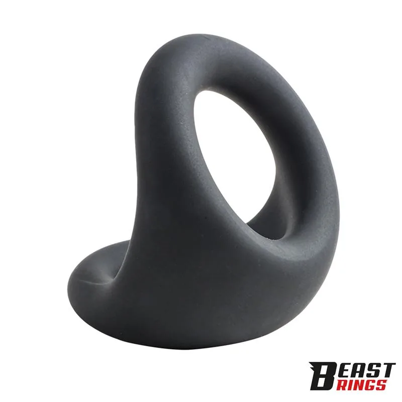 Anel Peniano Duplo em Silicone Líquido Beast Rings — vista 6 de 8