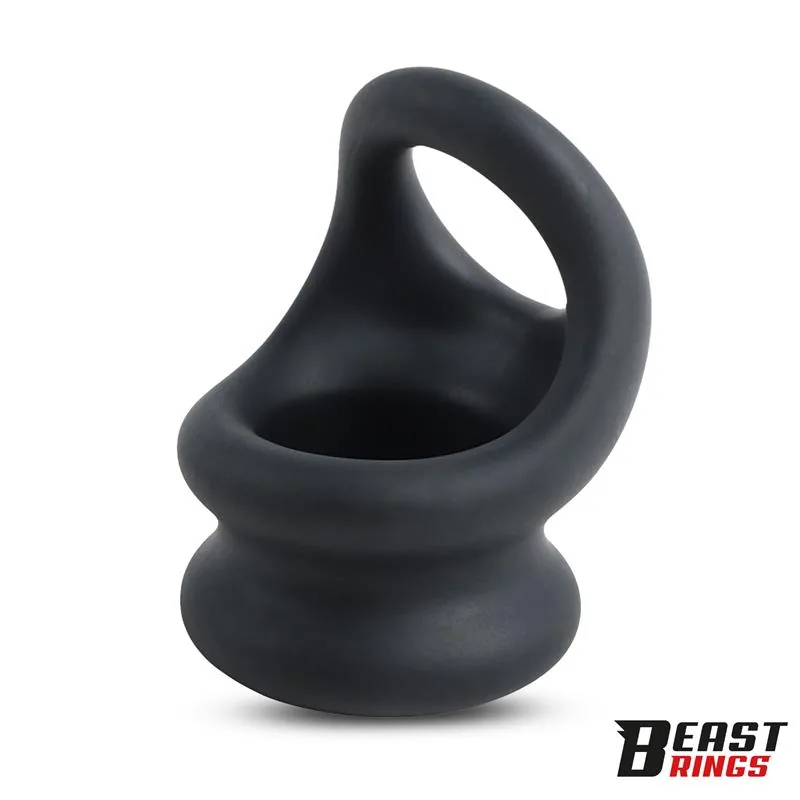 Anel Peniano Duplo em Silicone Beast Rings 27/30 mm — vista 3 de 9