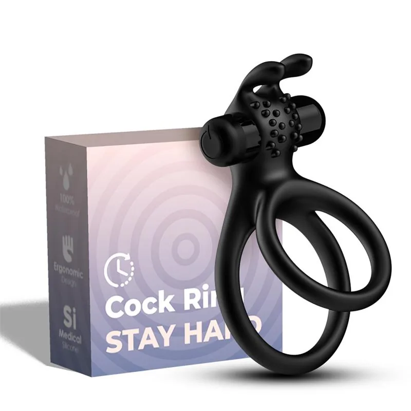 Anel Peniano Duplo Vibrador com Estimulador de Clítoris Urban Sky — vista 2 de 10
