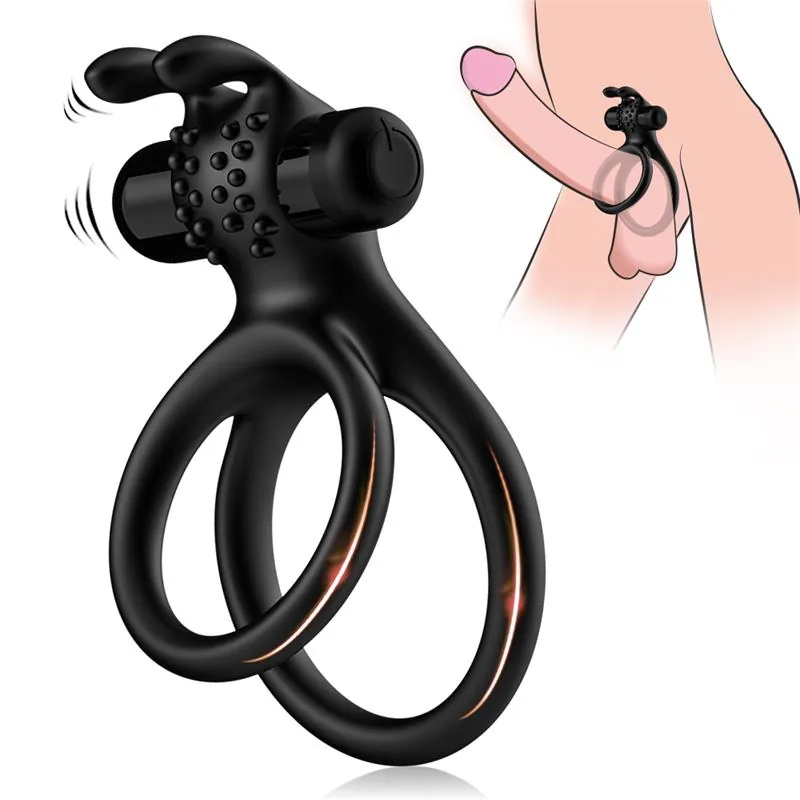 Anel Peniano Duplo Vibrador com Estimulador de Clítoris Urban Sky — vista 3 de 10