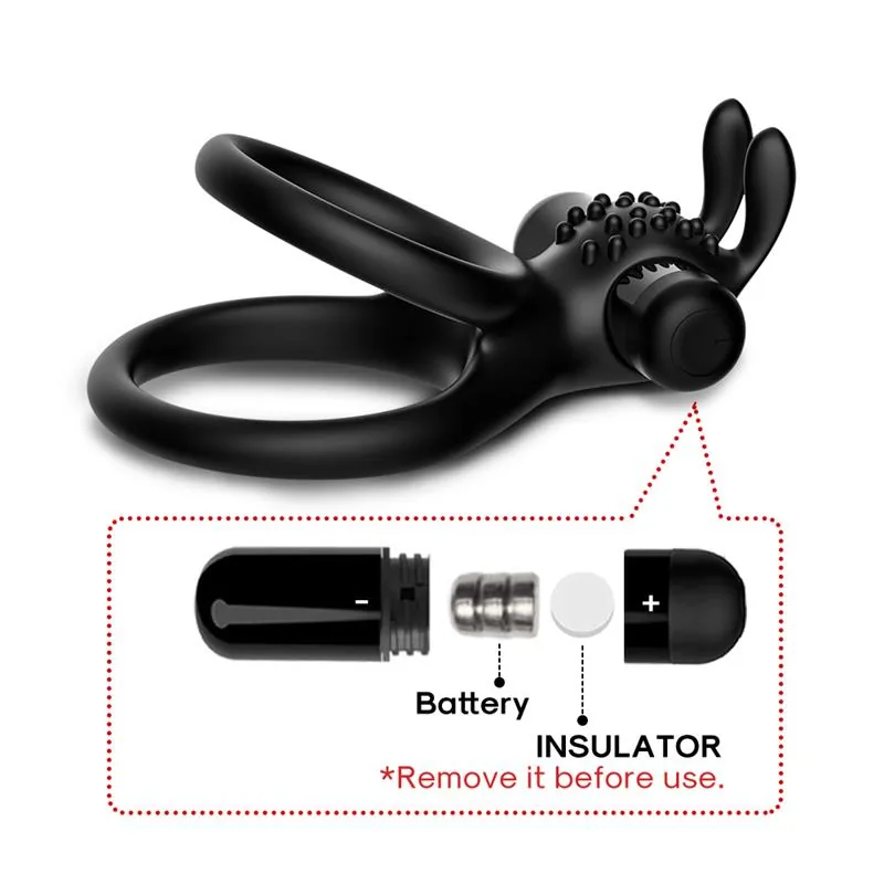 Anel Peniano Duplo Vibrador com Estimulador de Clítoris Urban Sky — vista 7 de 10