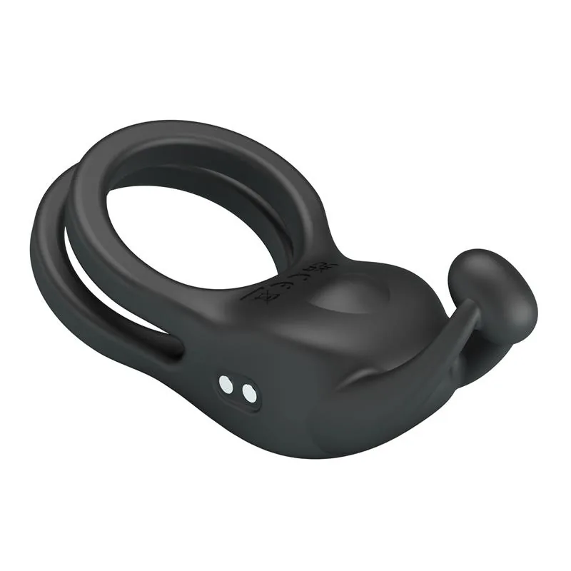 Anel Peniano Duplo Vibrador Goodwin PrettyLove — vista 5 de 9