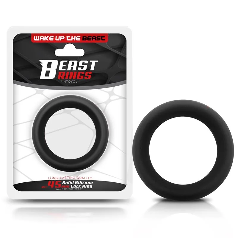 Anel Peniano em Silicone Sólido 4,5 cm Beast Rings