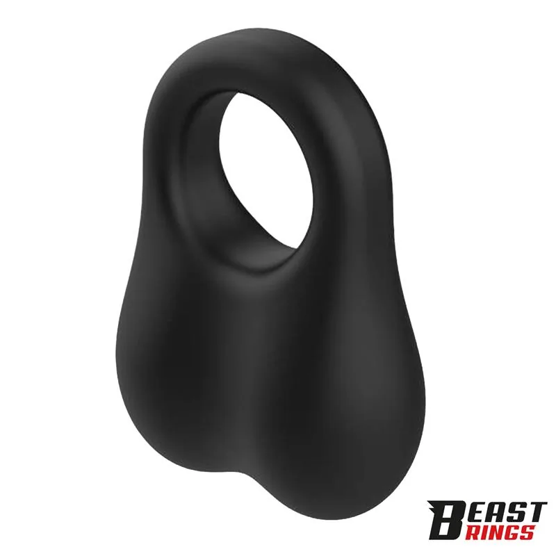 Anel Peniano com Esferas Internas em Silicone Beast Rings 30 mm — vista 6 de 7