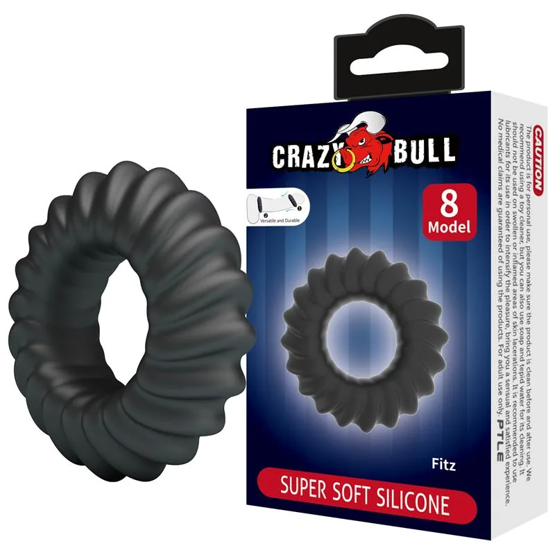 Anel Peniano Fitz em Silicone Crazy Bull
