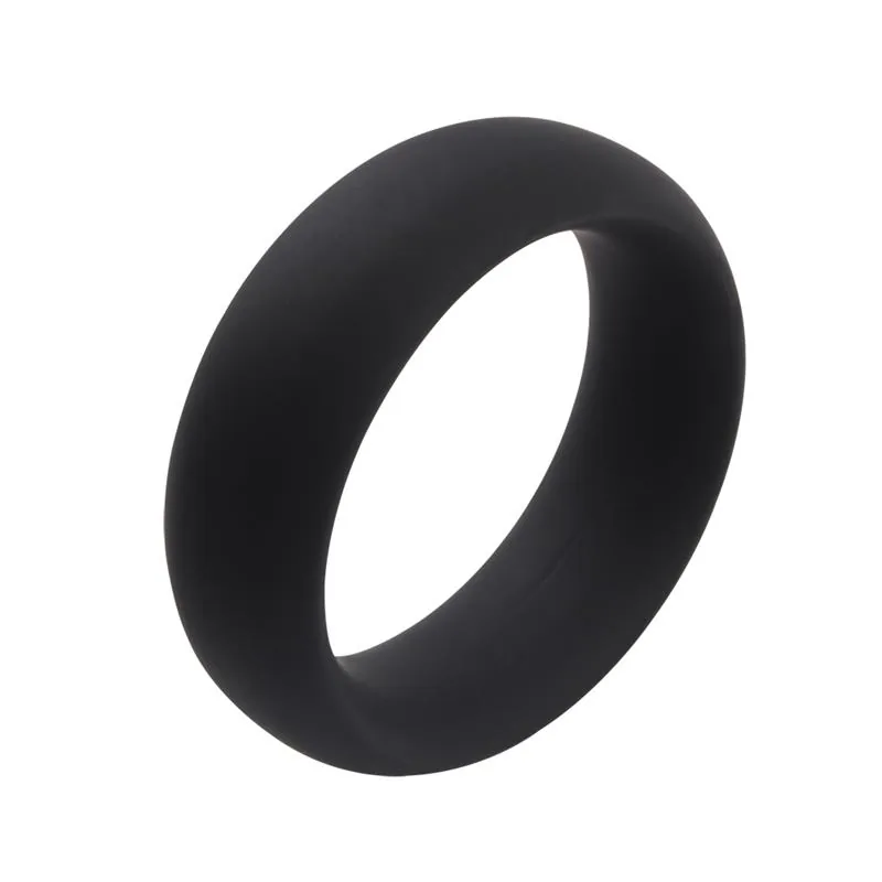 Anel Peniano Infinity em Silicone Chisa Preto Tamanho L — vista 2 de 6