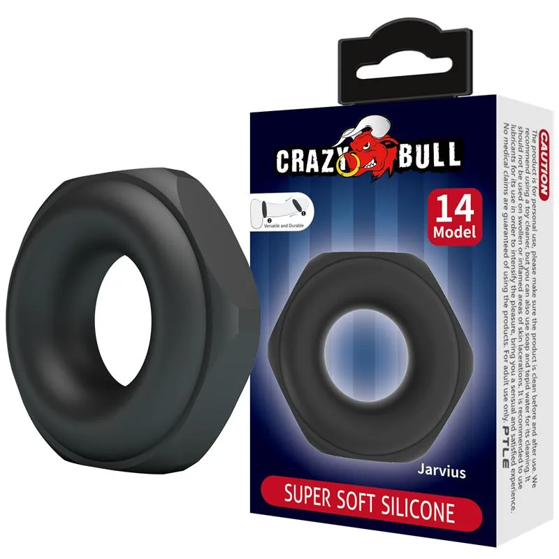 Anel Peniano Jarvius em Silicone Crazy Bull