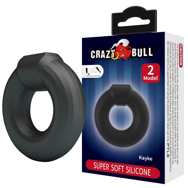 Anel Peniano Kayke em Silicone Crazy Bull