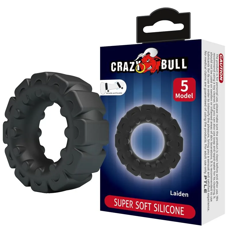 Anel Peniano Laiden em Silicone Crazy Bull