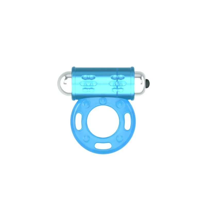 Anel Peniano Luminoso Lumino Play TPE Lovetoy Azul