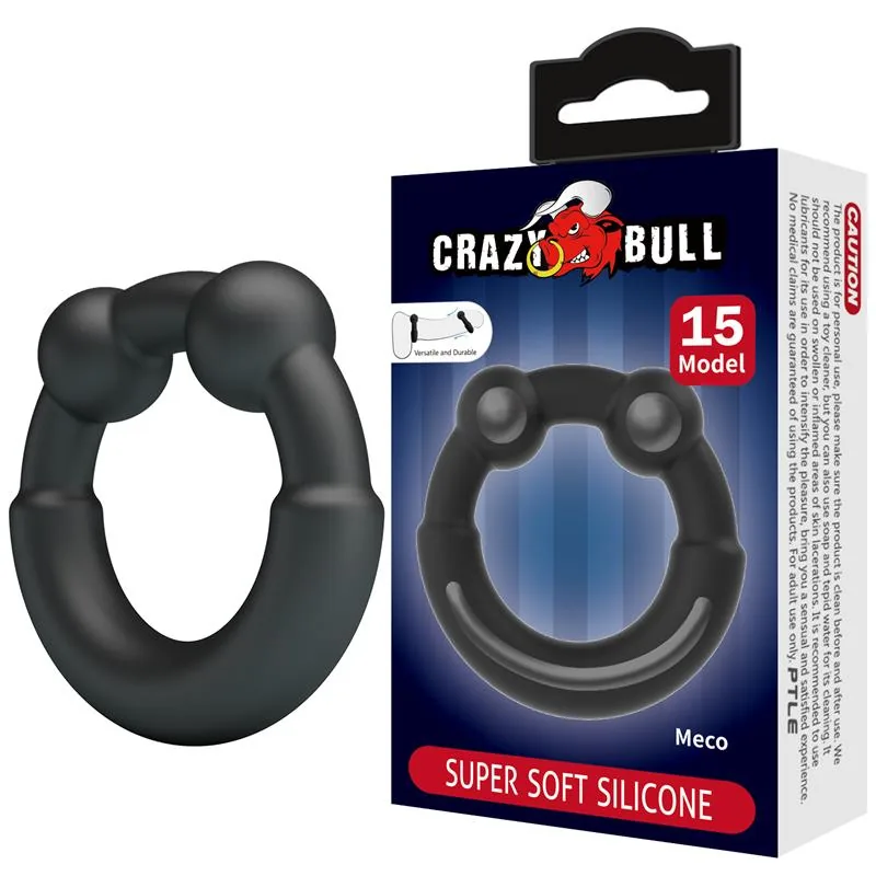 Anel Peniano Meco em Silicone Crazy Bull