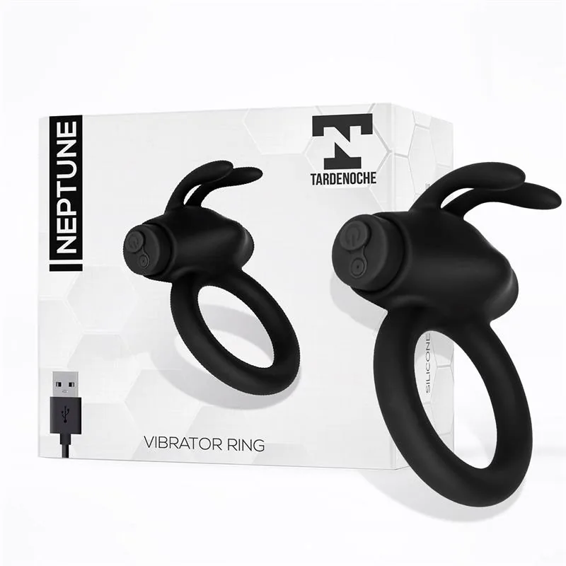 Neptune Anel Vibrador Silicone Recarregável USB
