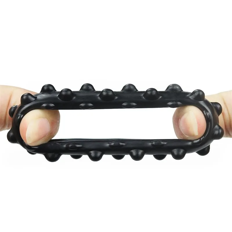 Anel Peniano Power Plus Elástico em TPE Lovetoy Preto — vista 3 de 6