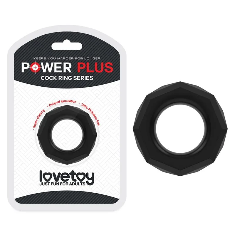 Anel Peniano Power Plus Lovetoy Preto — vista 6 de 6