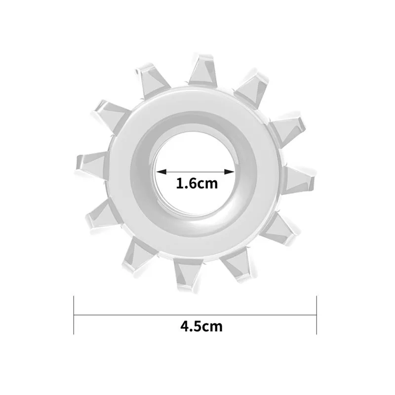 Anel Peniano Power Plus Transparente 4,5 cm Lovetoy — vista 5 de 6