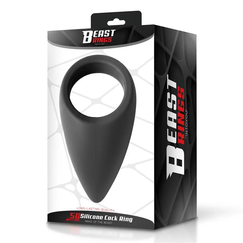Anel Peniano Tear em Silicone Beast Rings — vista 7 de 7
