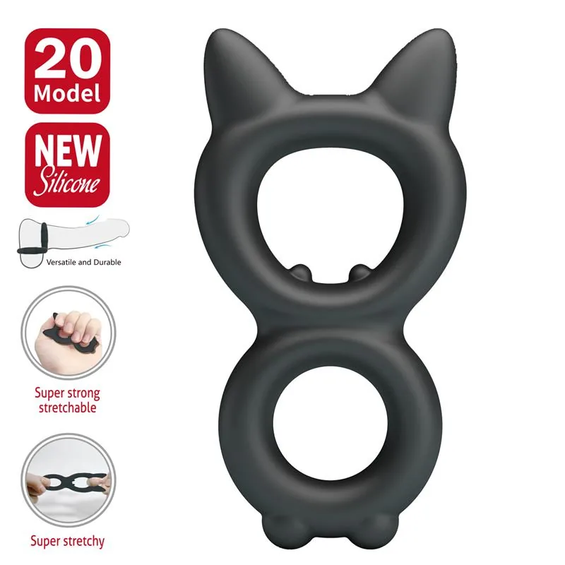 Anel Peniano Toran em Silicone Crazy Bull — vista 2 de 7