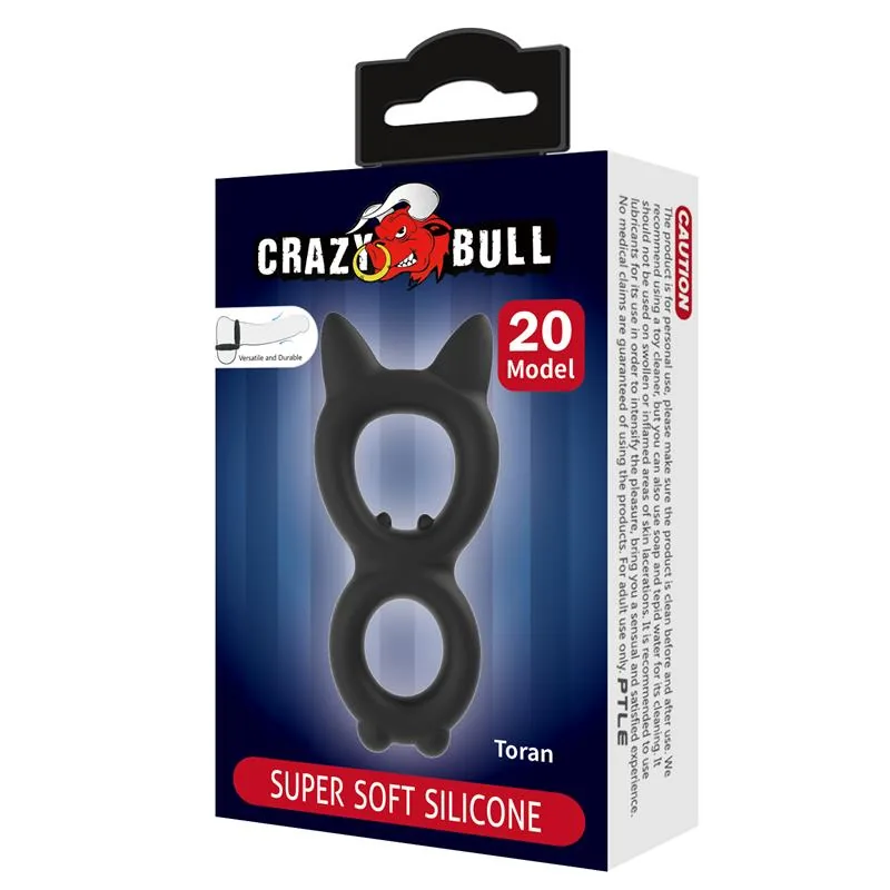 Anel Peniano Toran em Silicone Crazy Bull — vista 7 de 7