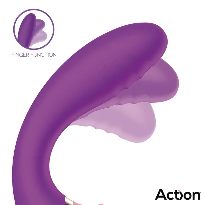 Two Lovers Vibrador 3 em 1 Dedo e Sucção — vista 3 de 3