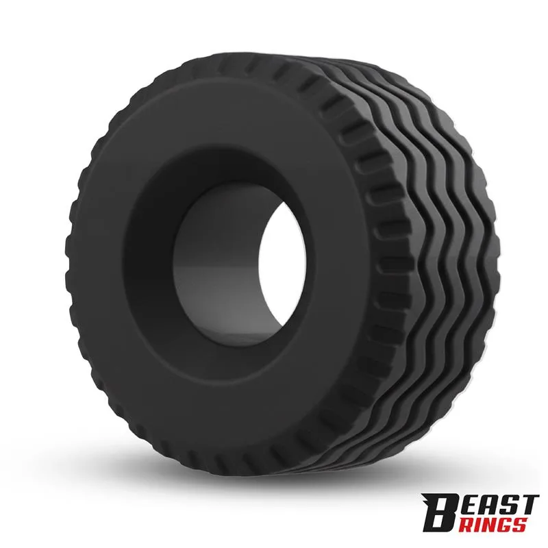 Anel Peniano Tyre Texturizado Beast Rings — vista 2 de 7