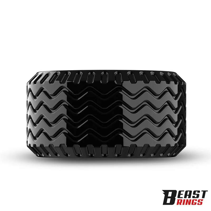 Anel Peniano Tyre Texturizado Beast Rings — vista 3 de 7