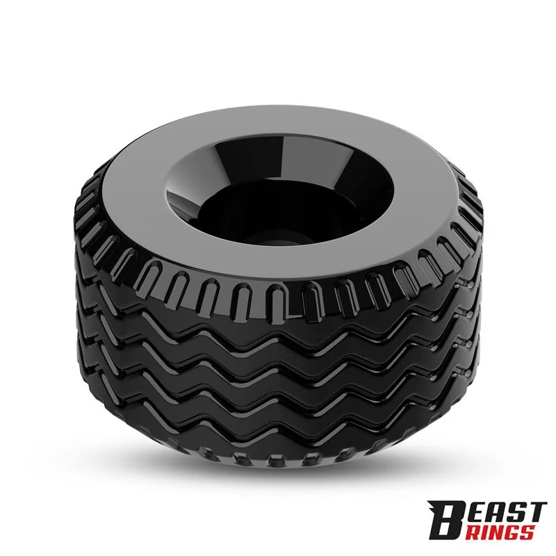 Anel Peniano Tyre Texturizado Beast Rings — vista 4 de 7