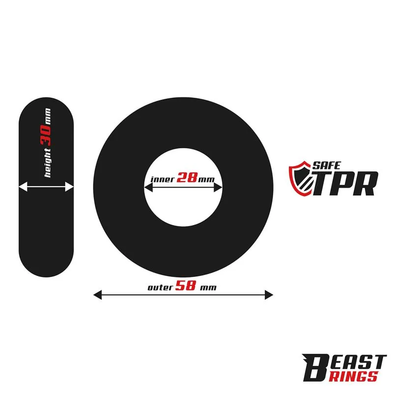 Anel Peniano Tyre Texturizado Beast Rings — vista 6 de 7