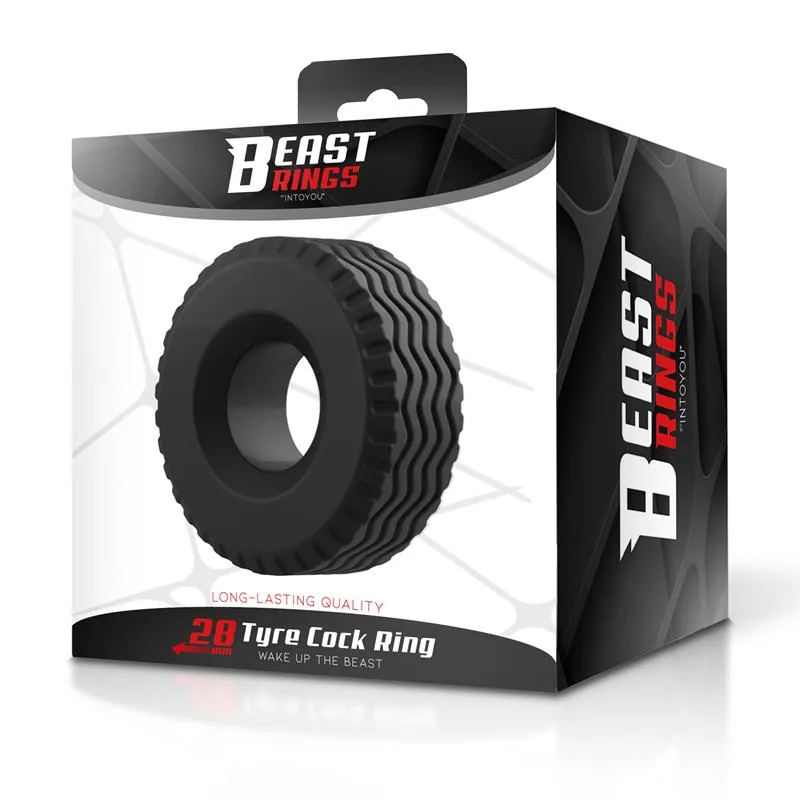 Anel Peniano Tyre Texturizado Beast Rings — vista 7 de 7