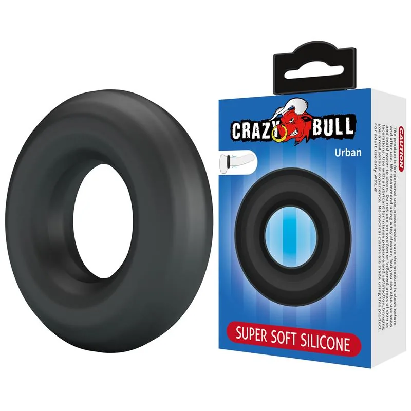 Anel Peniano Urban em Silicone Crazy Bull