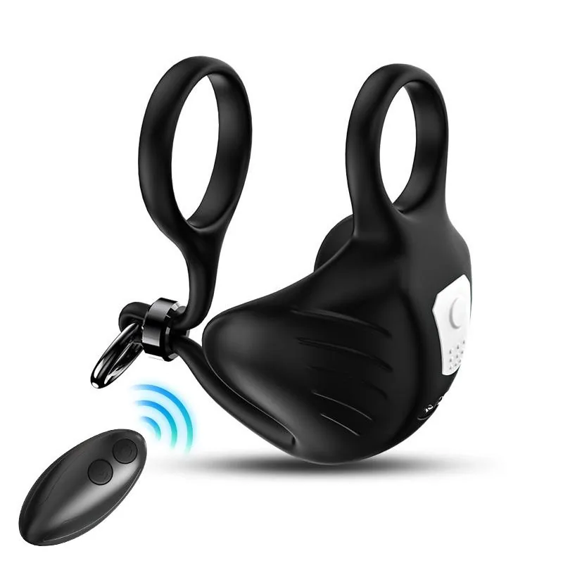 Anel Peniano Vibrador Ajustável para Pénis e Testículos Urban Sky — vista 2 de 12